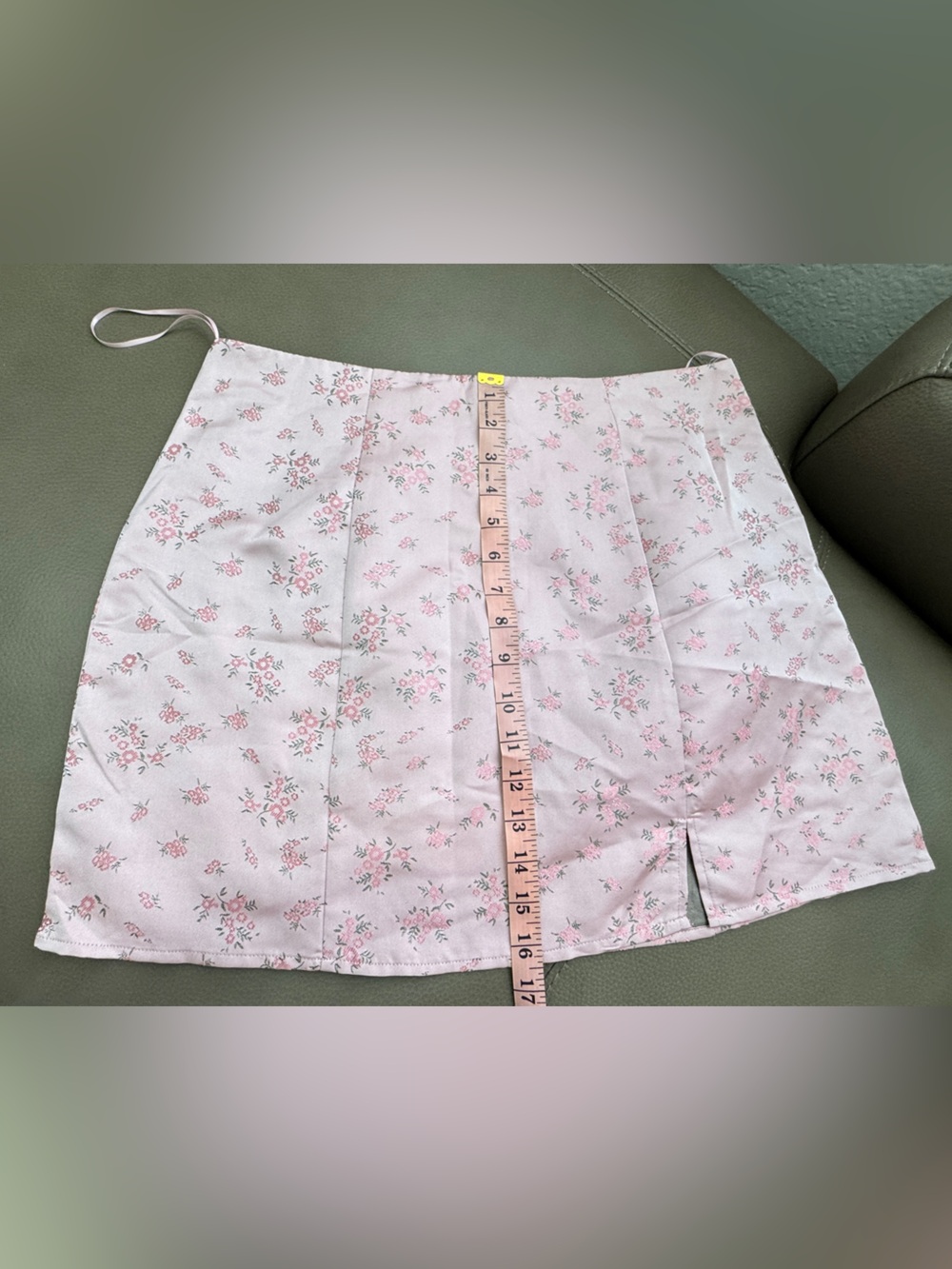 Altar'd State Pink Floral Mini Skirt